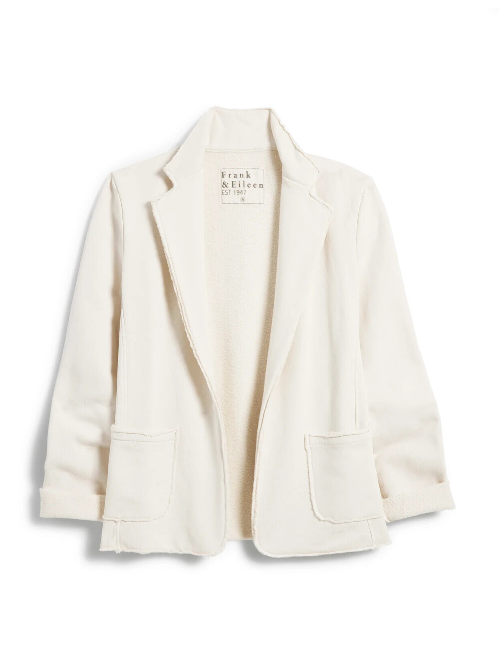Frank & Eileen Ivory Open-Front Tunic Jacket